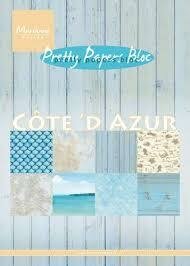 Paper pad 15x21cm Cote d`Azur p/set