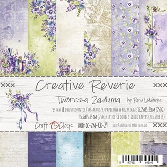 Paper pad CREATIVE REVERIE 15.25x15.25cm p/set
