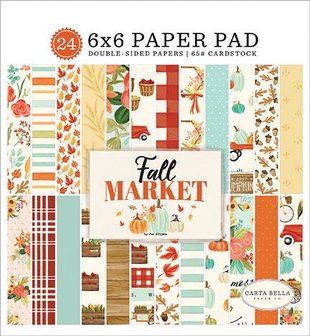 Paper pad 15x15cm Fall Market 15x15cm p/24vel