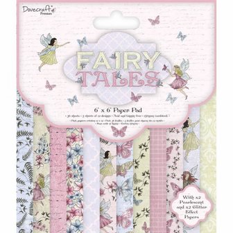 Paper pad Fairy Tales 15x15cm p/set