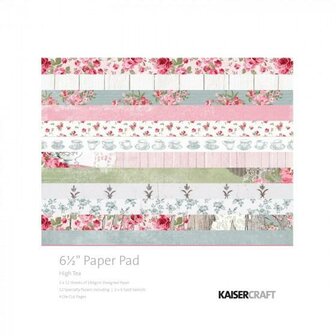 Paper pad High tea 15x15cm p/set