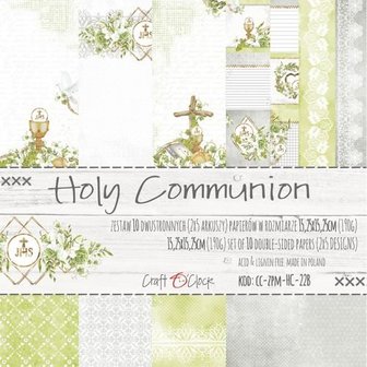Paper pad 15.25x15.25cm Holy Communion p/10vel