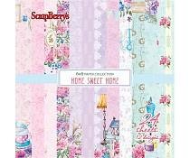 Paper pad 30.5x30.5cm p/8vel Home sweet home 