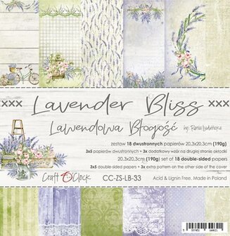 Paper pad 20.3x20.3cm Lavender Bliss p/18vel