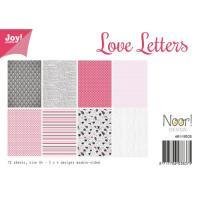 Paper pad A4 love letters p/12vel