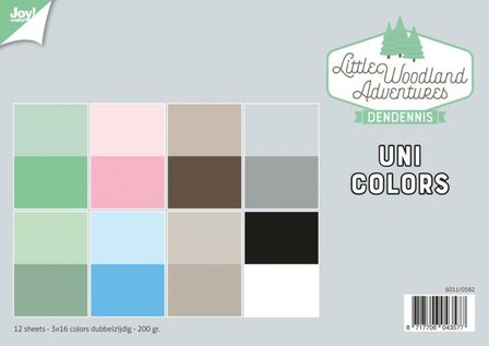 Paper pad A4 LWA Uni Colors p/12vel