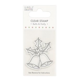 Clear stamp Bells 7x4cm p/st