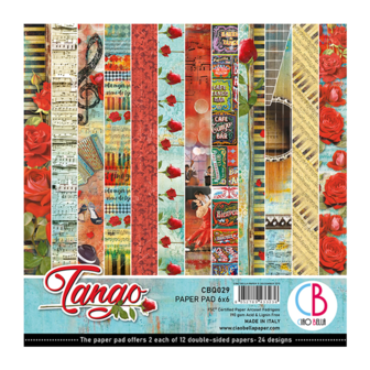 Paper pad Tango 15x15cm p/24vel