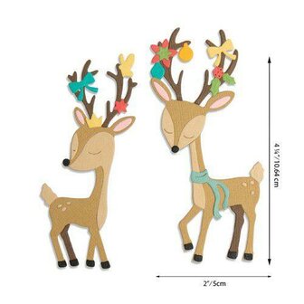 Stans Christmas Deer p/10st  