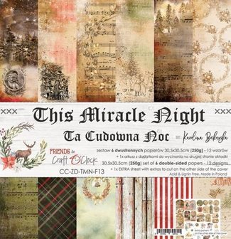 Paper pad 30.5x30.5cm This Miracle Night p/6vel