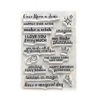 Clear stamp Once Upon a Time Sentiments