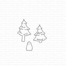 Stamp mini kerstboom en Ben p/st rubber unmounted