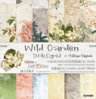 Paper pad 15.25x15.25cm Wild Garden p/18vel