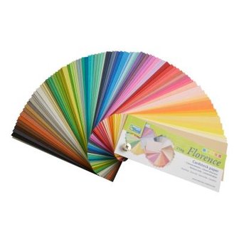 Florence cardstock texture kleurenkaart