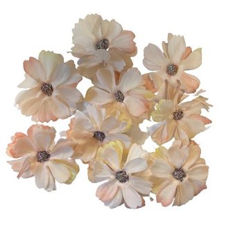 Bloemen lichtroze met stamper 4.5cm p/9st