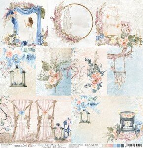 Decorative cards Wedding Dream 30.5x30.5cm p/vel