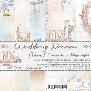 Paper pad Wedding Dream 15.25x15.25cm p/24vel