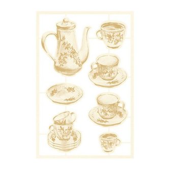 Chipboard Forest tea party nr.02 embellishments p/set