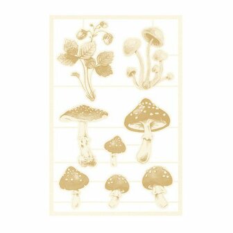 Chipboard Forest tea party nr.03 embellishments p/set