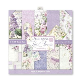 Paper pad Lilac 30.5x30.5cm p/10vel