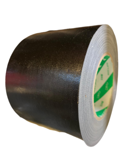 DUCT tape zwart 100mm p/50mtr nichiban