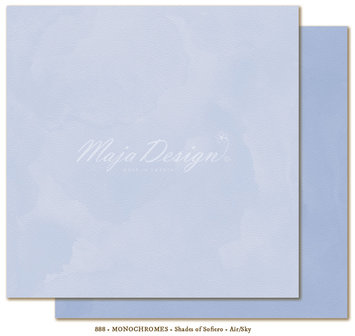 Scrappapier 30.5x30.5cm Air/sky Sofiero p/vel monochromes