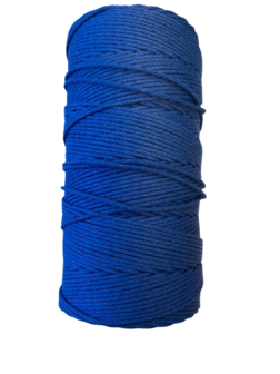 Touw donkerblauw 2mm p/750m effen