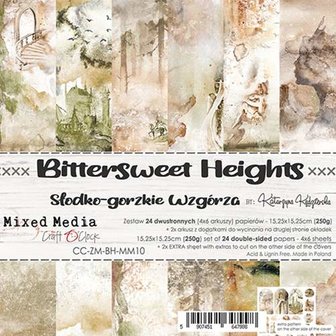Paper pad 15.25x15.25cm Bittersweet Heights p/24vel