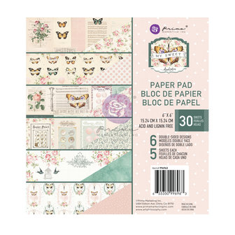 Paper pad My Sweet 15x15cm p/30vel