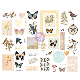 Chipboard Nature Lover 12x20cm p/set Stickers 