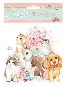 Die cuts Circle of love Cats, dogs p/set