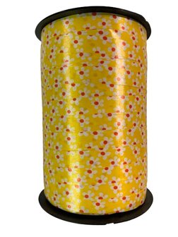 Krullint geel 10mm p/10mtr bloem