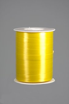 Krullint geel 10mm p/250mtr breed