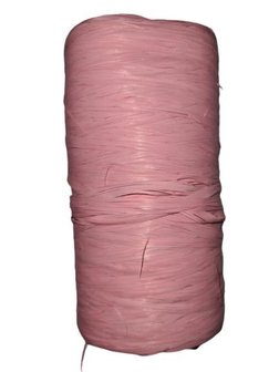 Raffia roze bol p/200mtr
