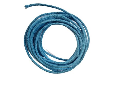 Papery cord aquablauw 4mm p/5mtr