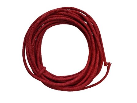 Papery cord rood 4mm p/5mtr