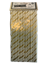 Rietjes goud streep p/16st glimmend