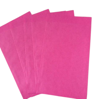 Zakken roze 7x13cm p/50st papier