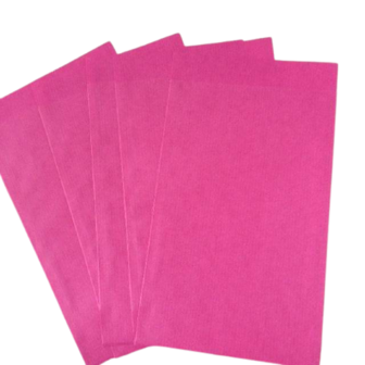 Zakken roze 12x19cm p/5st papier