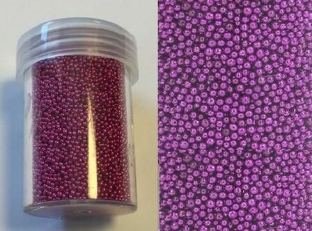 Parels violet mini 0.8-1.0mm p/22gr