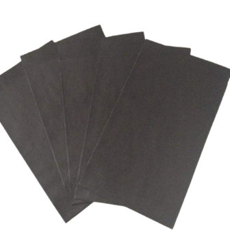 Zakken zwart 12x19cm p/50st papier