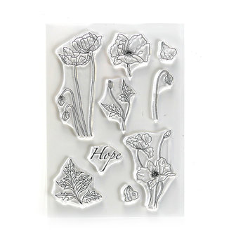 Clear stamp hope A5 15x20cm p/st