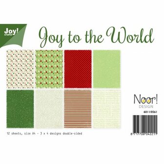 Paper pad A4 Joy the World p/12vel
