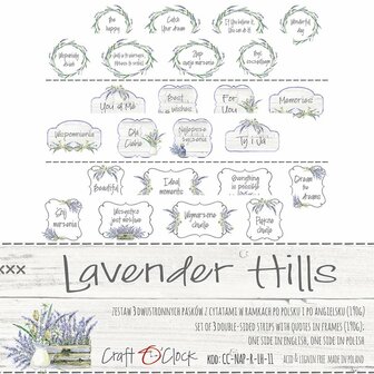 Quotes set Lavender Hills p/set