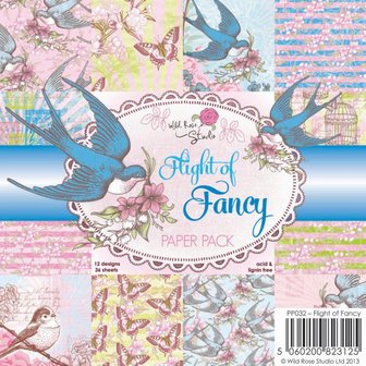 Paper pad Flight of Fancy 15x15cm p/36vel