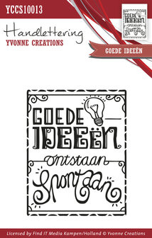 Clear stamp handlettering goede ideeen p/st