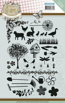 Clear stamp Spring-tastic plaatjes p/st