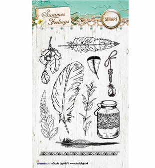 Clear stamp nr.189 Summer feelings A6 p/st 