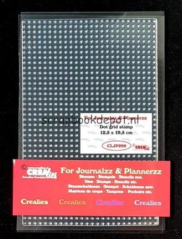 Clear stamp Dots grid 14.5x20.8cm p/st