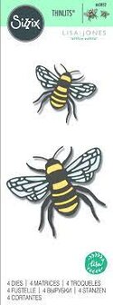 Stans Lisa Jones bijen p/4st thinlits 